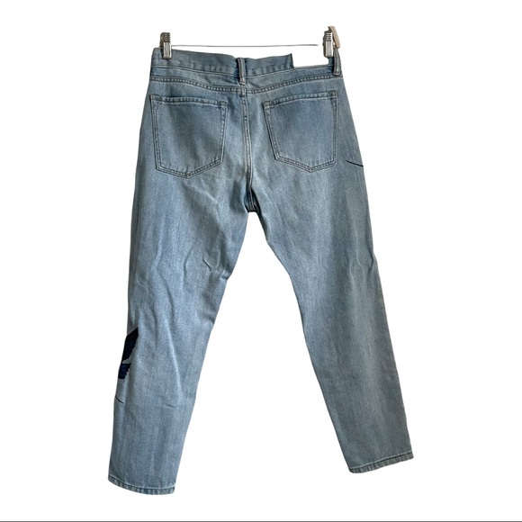 AllSaints Birds Embroidered Jeans sz 27 - Picture 8 of 10